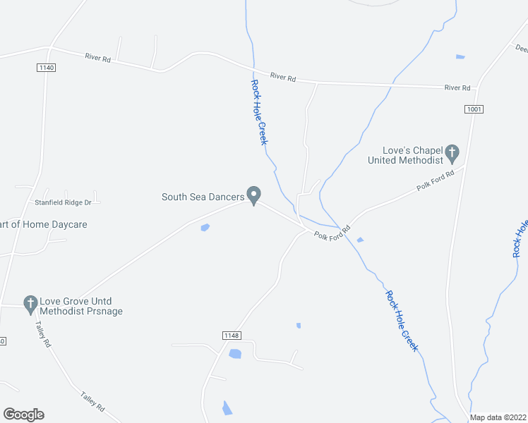 map of restaurants, bars, coffee shops, grocery stores, and more near 4816 Polk Ford Road in Stanfield