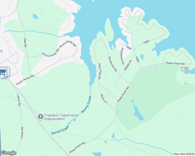 map of restaurants, bars, coffee shops, grocery stores, and more near 9723 Pine Tree Road in Norwood