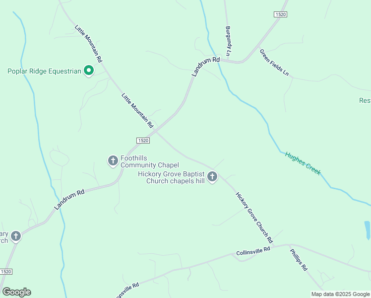 map of restaurants, bars, coffee shops, grocery stores, and more near 642 Hickory Grove Church Road in Columbus
