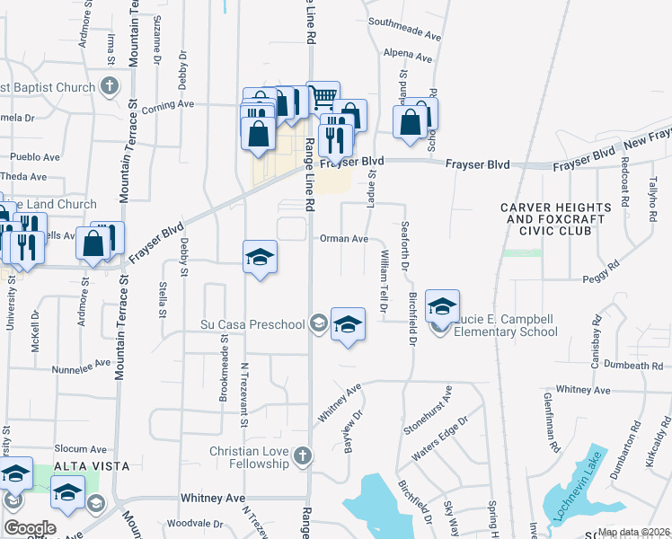 map of restaurants, bars, coffee shops, grocery stores, and more near 3345 Justine Street in Memphis