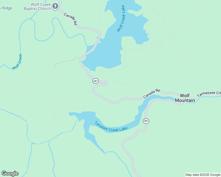 map of restaurants, bars, coffee shops, grocery stores, and more near 13393 Canada Road in Tuckasegee