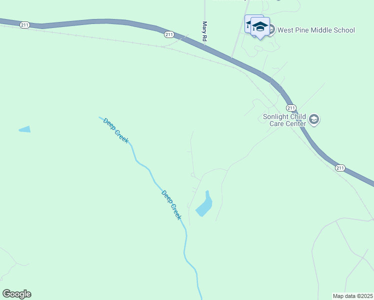 map of restaurants, bars, coffee shops, grocery stores, and more near 117 Carolina Pines Drive in West End