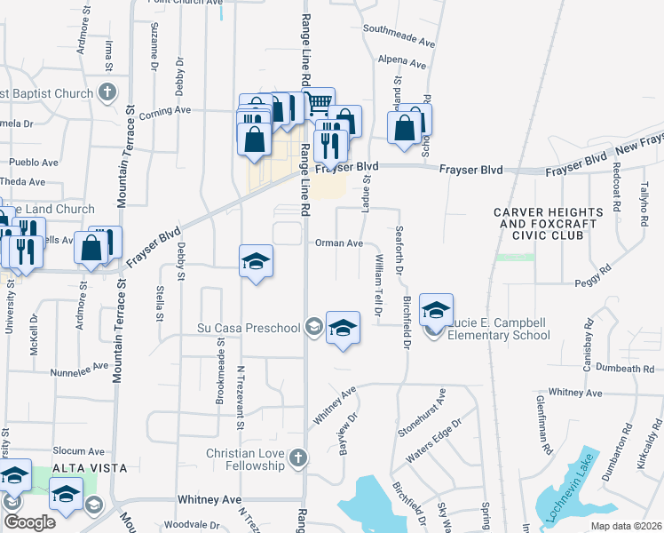 map of restaurants, bars, coffee shops, grocery stores, and more near 3345 Justine Street in Memphis