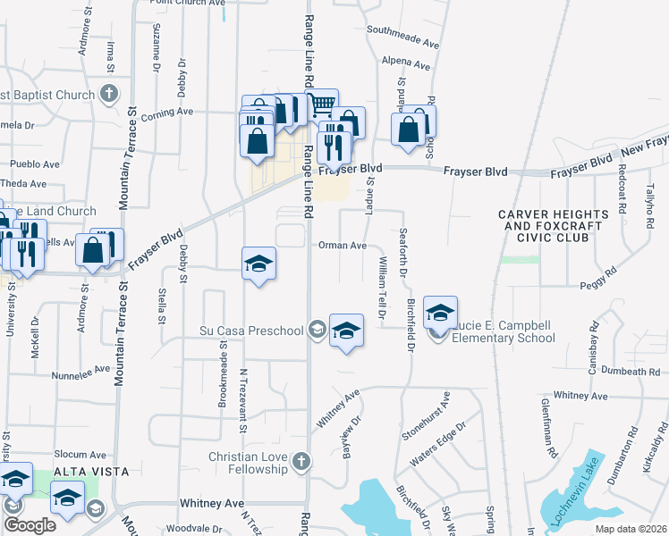 map of restaurants, bars, coffee shops, grocery stores, and more near 3345 Justine Street in Memphis