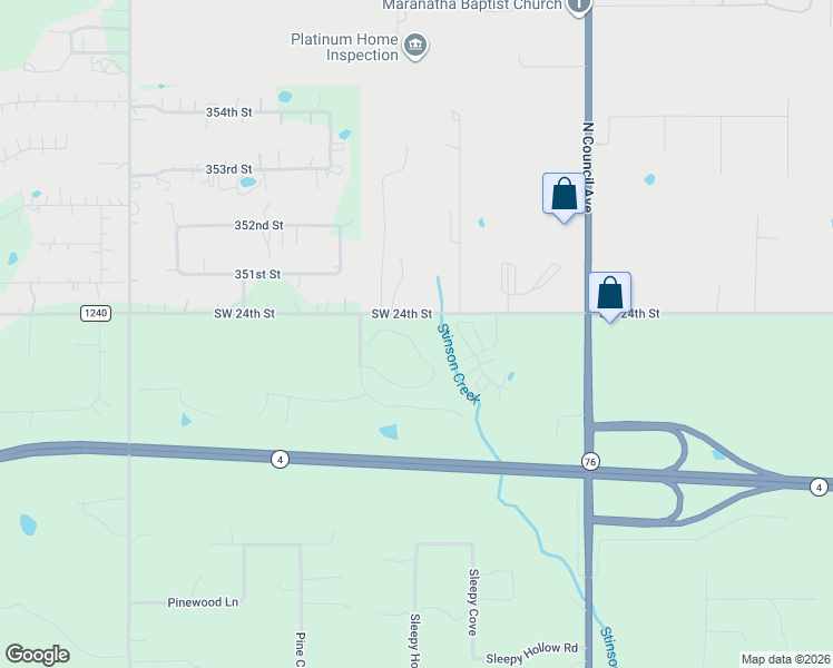 map of restaurants, bars, coffee shops, grocery stores, and more near 8259 Garvin Drive in Newcastle