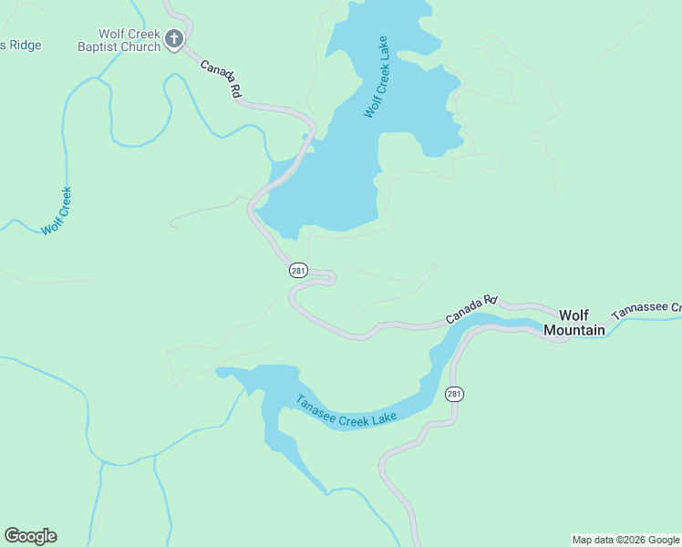 map of restaurants, bars, coffee shops, grocery stores, and more near 13393 Canada Road in Tuckasegee