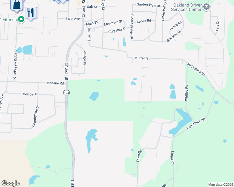 map of restaurants, bars, coffee shops, grocery stores, and more near 540 Murrell Street in Oakland