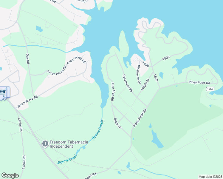 map of restaurants, bars, coffee shops, grocery stores, and more near 9775 Pine Tree Road in Norwood