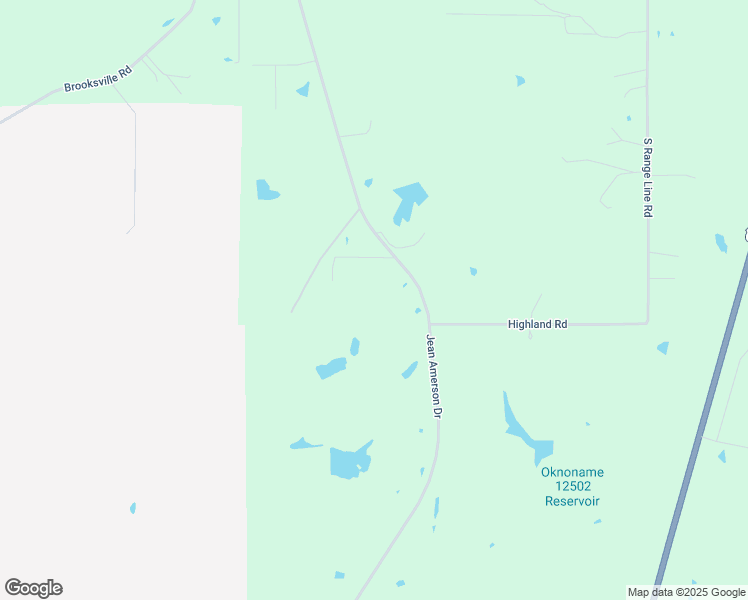 map of restaurants, bars, coffee shops, grocery stores, and more near 23900 Old Barn Road in Tecumseh