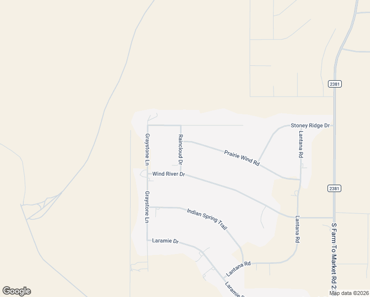 map of restaurants, bars, coffee shops, grocery stores, and more near Prairie Wind Road in Bushland