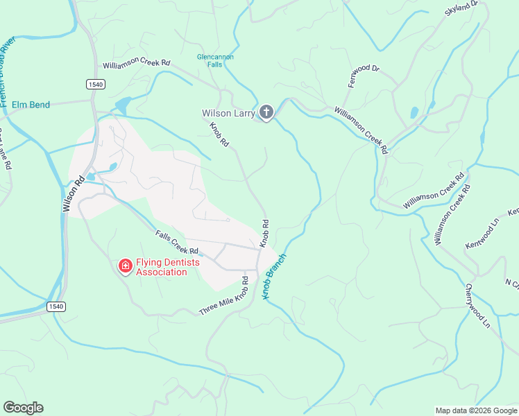 map of restaurants, bars, coffee shops, grocery stores, and more near 526 Knob Road in Pisgah Forest
