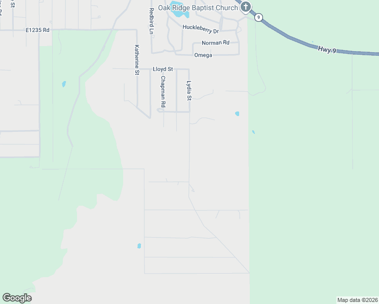 map of restaurants, bars, coffee shops, grocery stores, and more near Lydia Street in Stigler