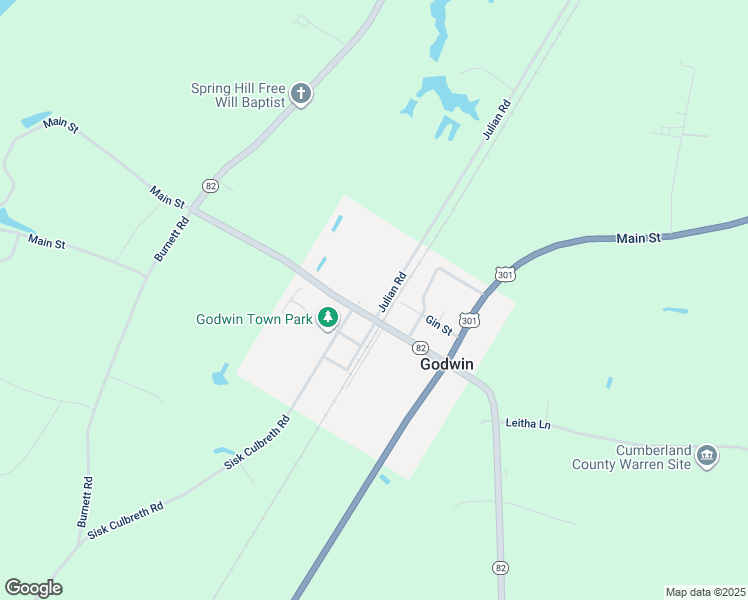 map of restaurants, bars, coffee shops, grocery stores, and more near 7413 Julian Rd in Godwin