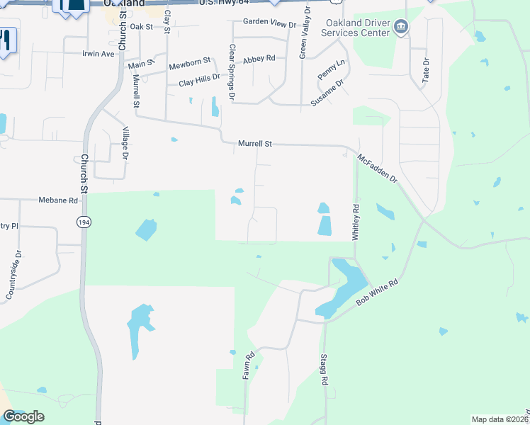 map of restaurants, bars, coffee shops, grocery stores, and more near 40 Breezy Loop in Oakland