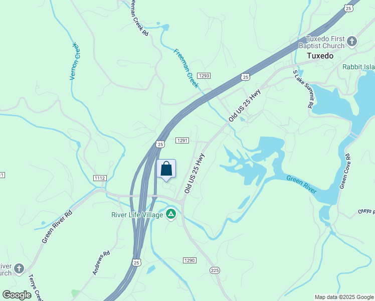 map of restaurants, bars, coffee shops, grocery stores, and more near 306 Old Greenville Road in Zirconia