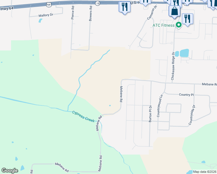 map of restaurants, bars, coffee shops, grocery stores, and more near 940 Mebane Road in Oakland