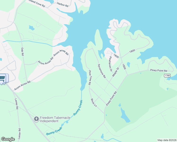 map of restaurants, bars, coffee shops, grocery stores, and more near 9769 Pine Tree Road in Norwood