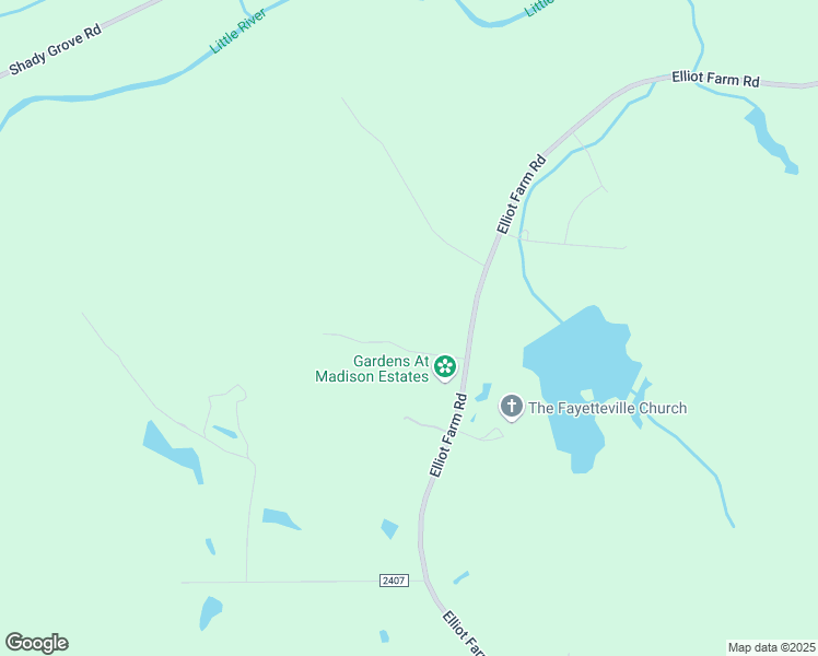 map of restaurants, bars, coffee shops, grocery stores, and more near 414 Timberline Drive in Fayetteville