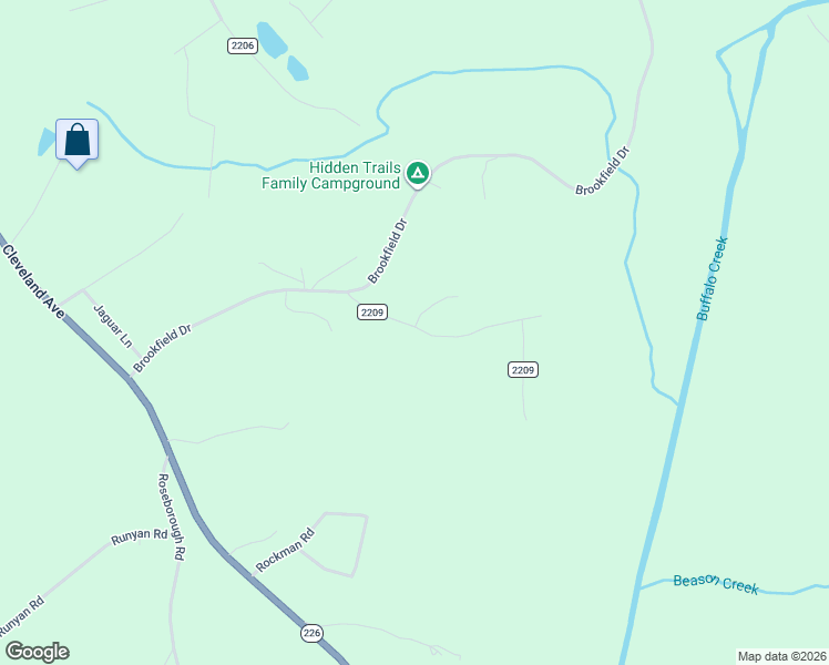 map of restaurants, bars, coffee shops, grocery stores, and more near 115 Ponder Road in Grover