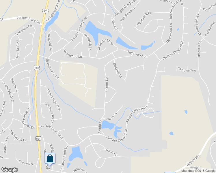 map of restaurants, bars, coffee shops, grocery stores, and more near 29 Canterbury Lane in Pinehurst