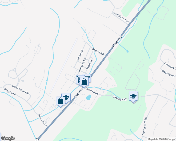 map of restaurants, bars, coffee shops, grocery stores, and more near 5475 Harpo Street in Cleveland