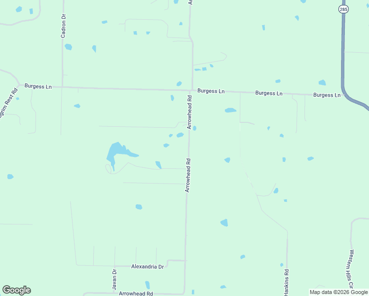 map of restaurants, bars, coffee shops, grocery stores, and more near 155 Arrowhead Road in Greenbrier