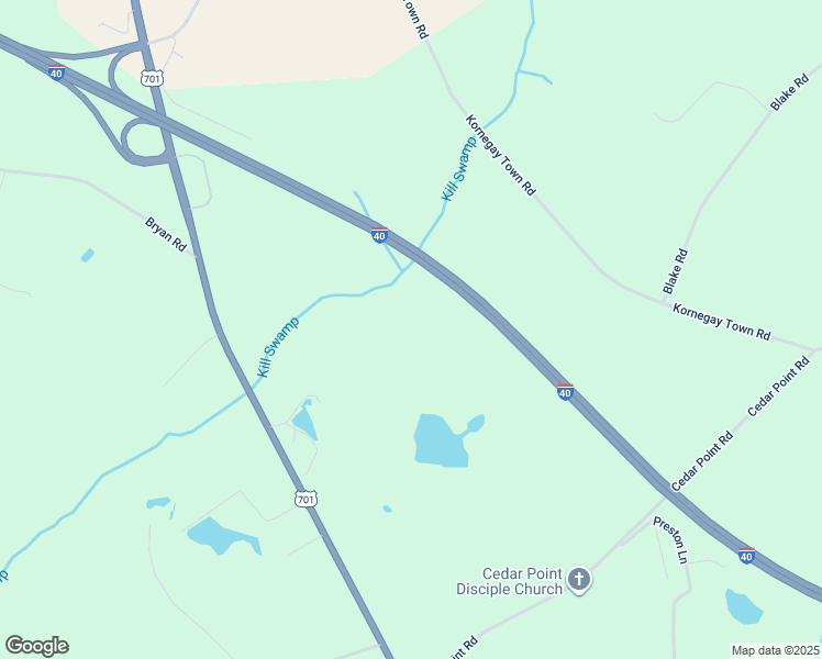 map of restaurants, bars, coffee shops, grocery stores, and more near in Newton Grove