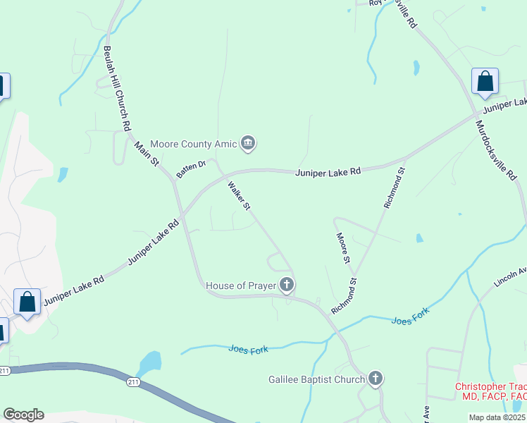 map of restaurants, bars, coffee shops, grocery stores, and more near 181 Walker Street in Taylortown