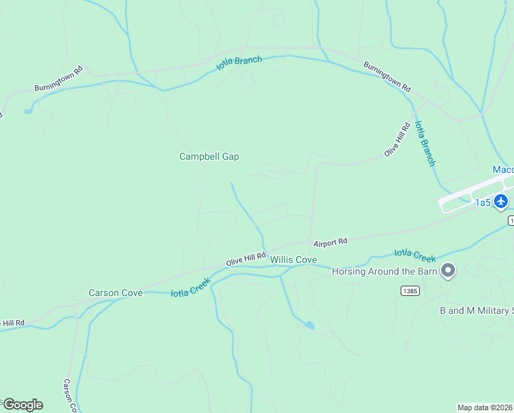 map of restaurants, bars, coffee shops, grocery stores, and more near 306 Iotla Street in Franklin