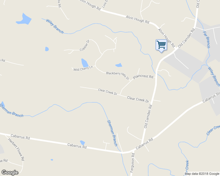 map of restaurants, bars, coffee shops, grocery stores, and more near 16539 Clear Creek Drive in Midland
