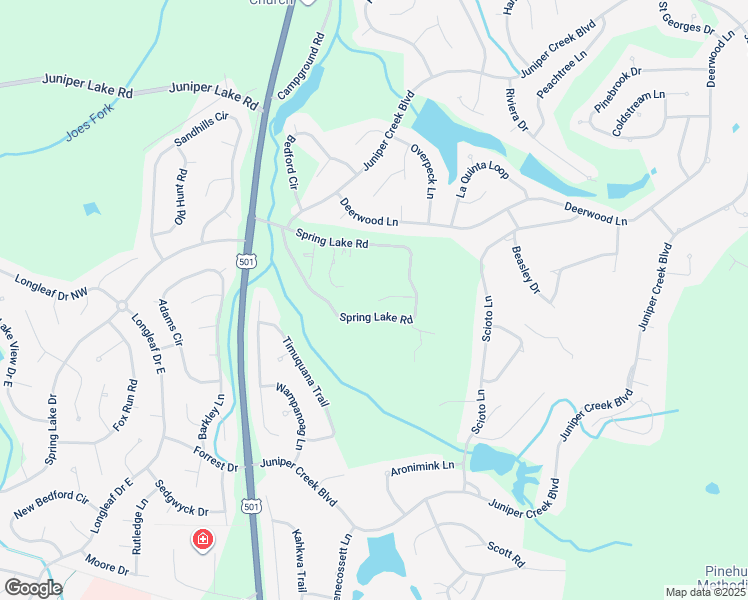 map of restaurants, bars, coffee shops, grocery stores, and more near in Seven Lakes