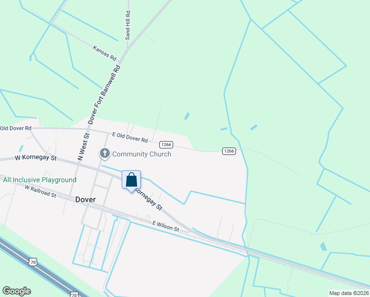 map of restaurants, bars, coffee shops, grocery stores, and more near East Old Dover Road in Dover