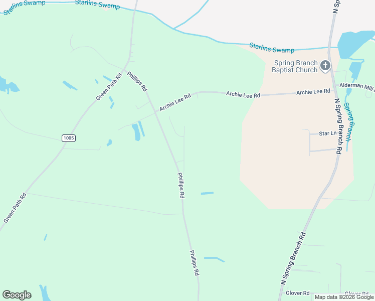 map of restaurants, bars, coffee shops, grocery stores, and more near 52 Sanford Lane in Dunn