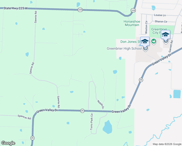 map of restaurants, bars, coffee shops, grocery stores, and more near 4 Blake Cove in Greenbrier
