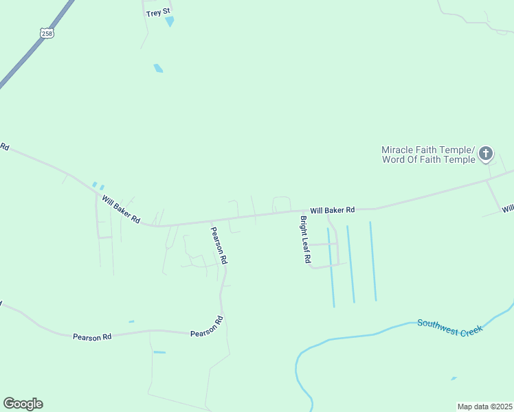 map of restaurants, bars, coffee shops, grocery stores, and more near 666 Will Baker Road in Kinston