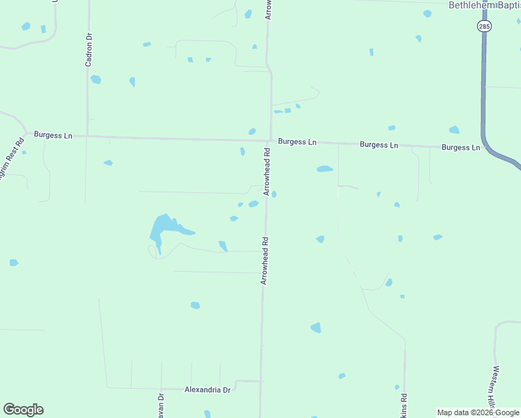 map of restaurants, bars, coffee shops, grocery stores, and more near 155 Arrowhead Road in Greenbrier