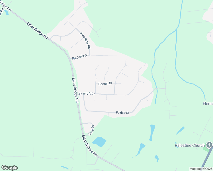 map of restaurants, bars, coffee shops, grocery stores, and more near 887 Doerun Drive in Fayetteville