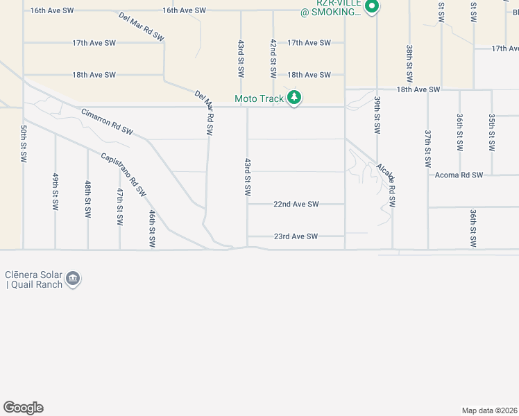 map of restaurants, bars, coffee shops, grocery stores, and more near 2313 43rd Street Southwest in Rio Rancho