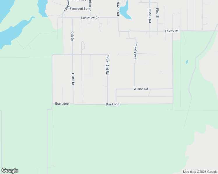 map of restaurants, bars, coffee shops, grocery stores, and more near Wilson Road in Stigler