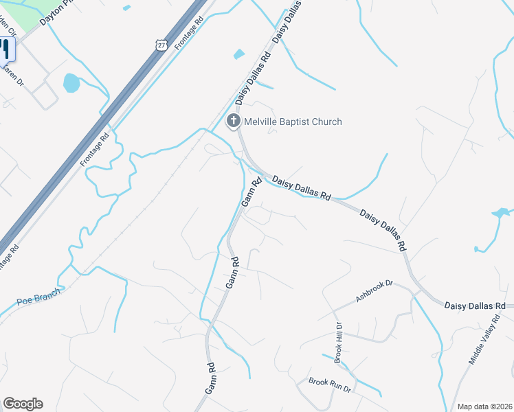 map of restaurants, bars, coffee shops, grocery stores, and more near Benton Mill in Soddy-Daisy