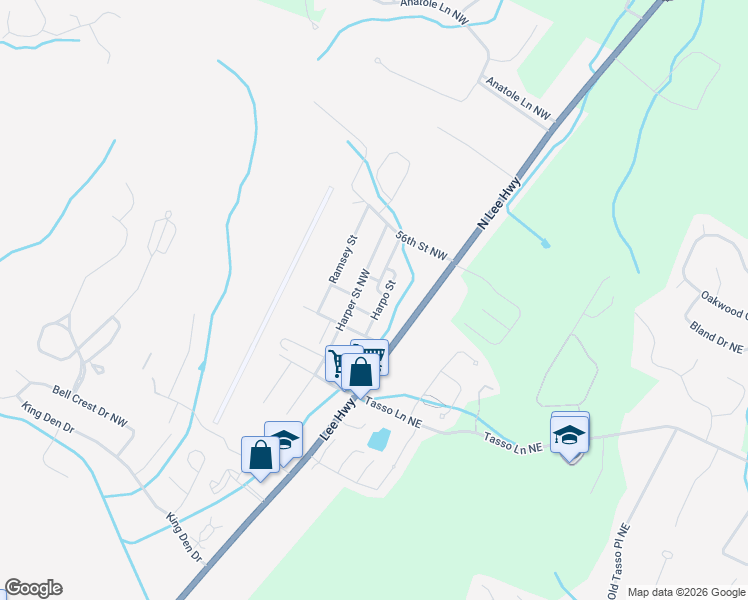map of restaurants, bars, coffee shops, grocery stores, and more near 5475 Harpo Street in Cleveland