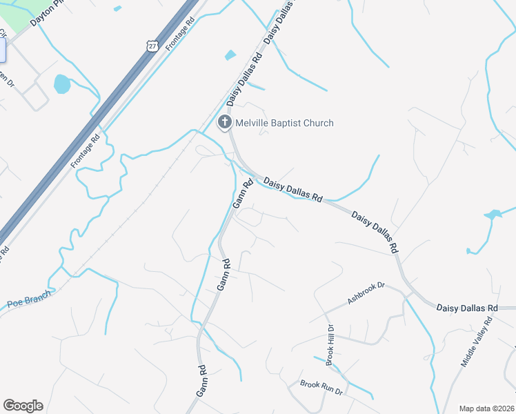 map of restaurants, bars, coffee shops, grocery stores, and more near 8814 Gann Road in Soddy-Daisy