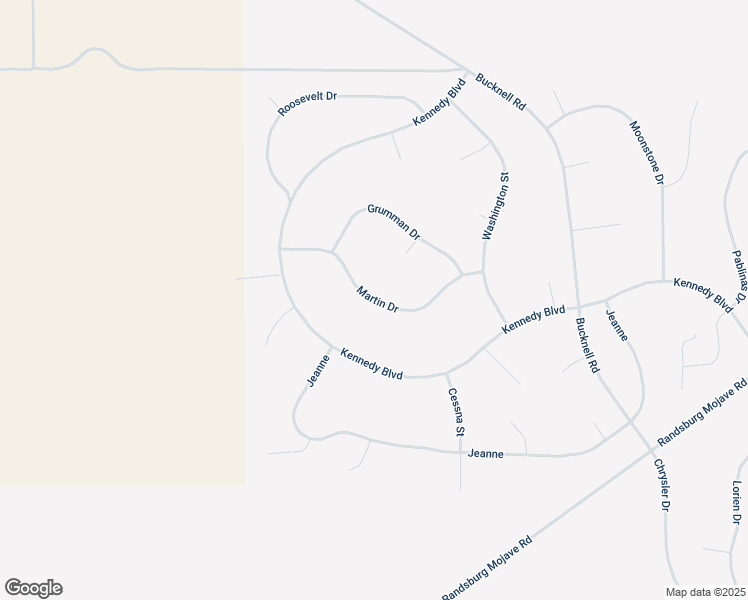 map of restaurants, bars, coffee shops, grocery stores, and more near Martin Drive in California City