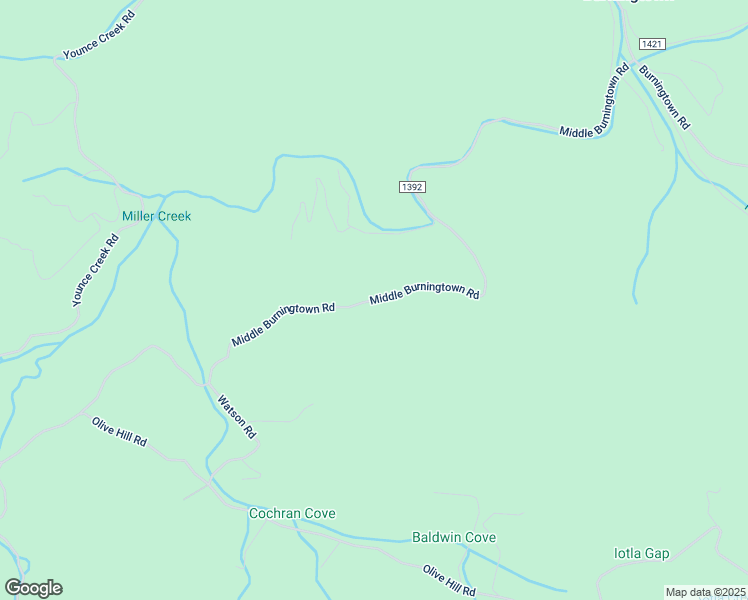 map of restaurants, bars, coffee shops, grocery stores, and more near Middle Burningtown Road in Franklin