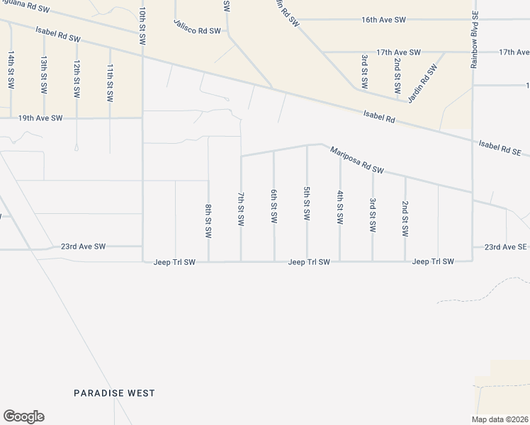 map of restaurants, bars, coffee shops, grocery stores, and more near 2205 6th Street Southwest in Rio Rancho