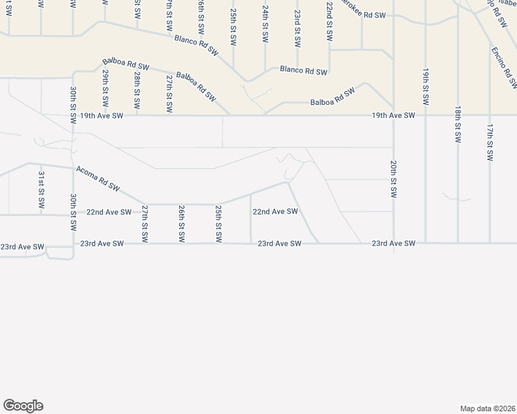 map of restaurants, bars, coffee shops, grocery stores, and more near 2409 22nd Avenue Southwest in Rio Rancho
