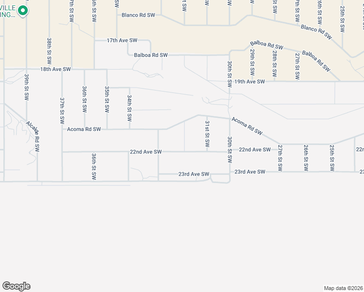 map of restaurants, bars, coffee shops, grocery stores, and more near 3205 22nd Avenue Southwest in Rio Rancho