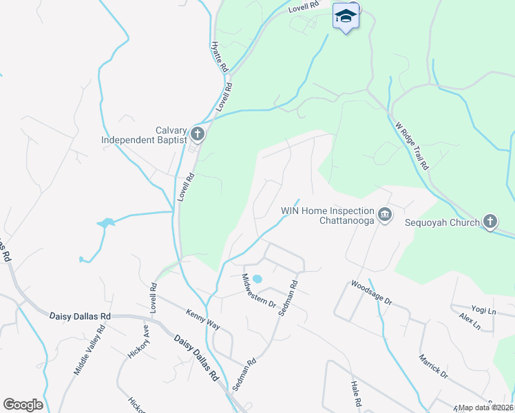 map of restaurants, bars, coffee shops, grocery stores, and more near 9312 Chirping Road in Hamilton County