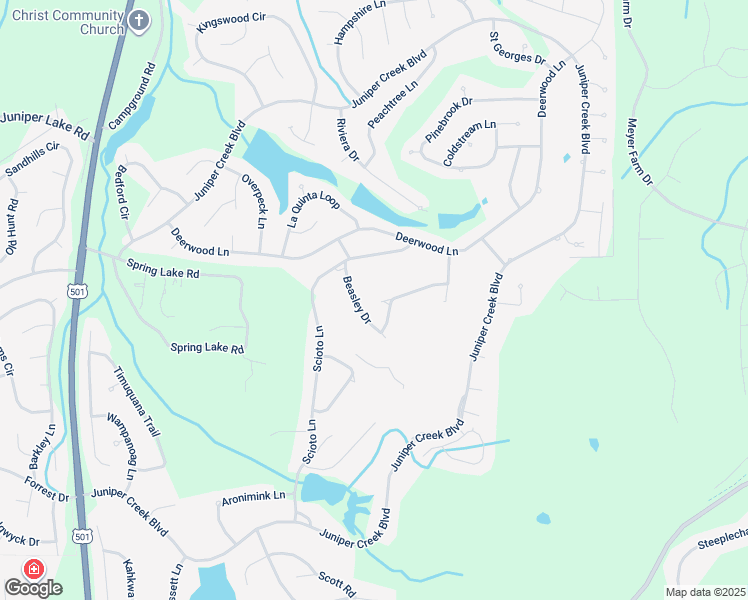 map of restaurants, bars, coffee shops, grocery stores, and more near 7 Driving Range Road in Pinehurst