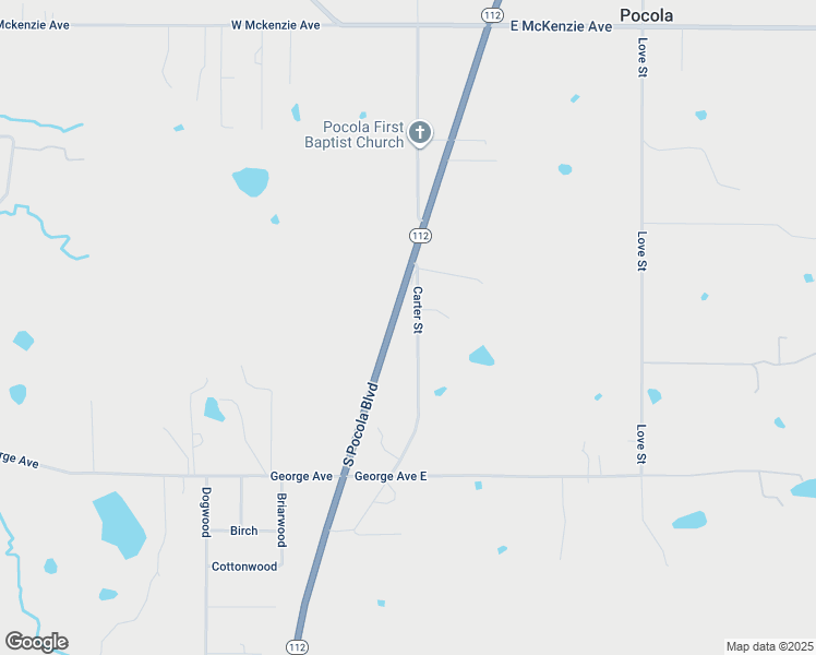 map of restaurants, bars, coffee shops, grocery stores, and more near 3607 Oklahoma 112 in Pocola